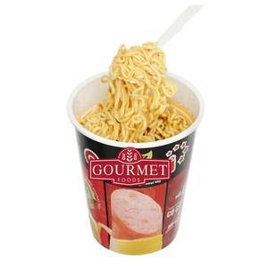 Omacheee Stewed Beef With Sauce 114g delivers chewy <b>noodles</b> with rich savory beef sauce for a hearty and satisfying meal - Product Image 2