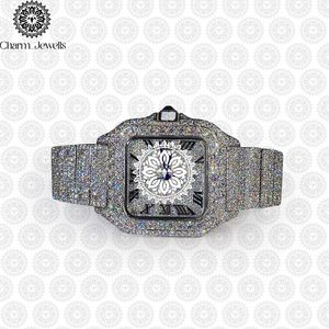 Charm_Jewells Luxury Stainless Steel Square <b>Watch</b> 30mm Sapphire Crystal Quartz Movement Folding Clasp Women Fashion Design - Product Image 4