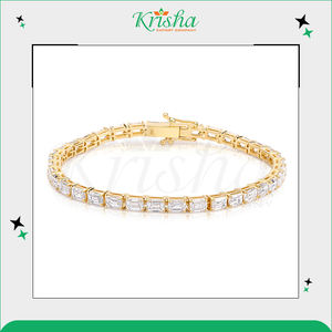 Venta al por Mayor de las Pulseras de Diamantes Naturales y Cultivados en Laboratorio Más Vendidas, Disponibles en Color Blanco DEF a Precio de Fábrica - Product Image 2