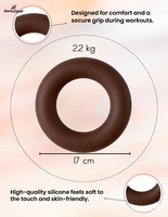 Anillos de Peso de Silicona SOMA con Superficie de Silicona Suave Antideslizante, Ideales para Entrenamiento de Fuerza, Yoga y Pilates en Casa o en el Gimnasio