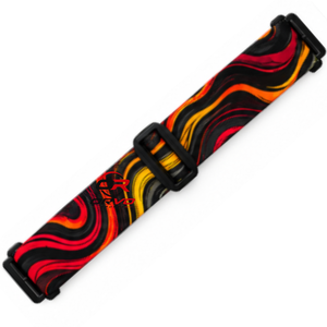ORVO SPORTS for <b>Harness</b> Strap Oxford Cloth Red Black Orange Wave Pattern Universal Adjustable Lightweight Training - Product Image 1