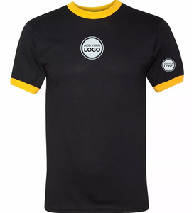 Camiseta Ringer para Hombre, Camisetas de Algodón AIRism, Cuello Redondo, 50 Colores, Tallas S - 3XL, Unisex - Product Image 1