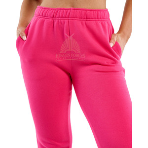Pantalones Deportivos de Cintura Media para Mujer, Estilo Hip Hop, con Logotipo Personalizado, Frente Plano, Forro Polar para Invierno, Transpirables, 100% Algodón Orgánico - Product Image 5