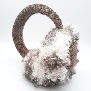 Knitted Headband Ear Muffs for <b>Women</b> Black Fuzzy Winter <b>Earmuffs</b> Warm Cozy Outdoor Accessories - Product Image 3