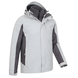 Vestes de pluie imperméables enduites de PU pour hommes et femmes, légères, coupe-vent, pour l'extérieur, 3 en 1, fabricant OEM ODM en gros - Product Image 3
