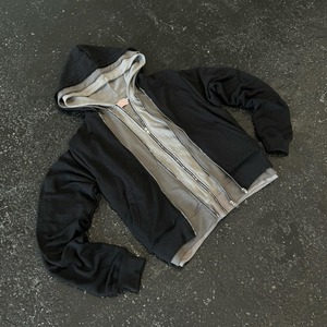 High Quality Triple Layered Hooded <b>Jacket</b> For <b>Men</b> Plain Dyed Solid Color Breathable Streetwear Hoodies For <b>Men</b> - Product Image 3