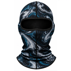 Cagoule légère à sublimation personnalisée, couvre-tête imprimé sur mesure pour activités de plein air, moto, entraînement, export, service de commandes en gros professionnel - Product Image 1