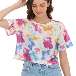 Top corto para mujer, material suave, ajuste cómodo, estilo sencillo para el día a día, ropa informal - Product Image 4