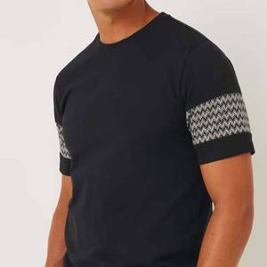 Camiseta de algodón para hombre con cuello redondo, manga corta, lisa, teñida, informal, holgada, transpirable, de tela suave, personalizada, al por mayor, a la moda. - Product Image 6