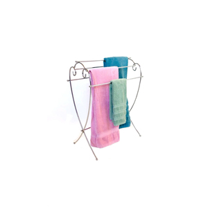 Finest Quality Towel Stand Free Standing Curved Towel <b>Rack</b> Modern Stainless Steel Floor Standing Bathroom Organizer Holder - Product Image 2