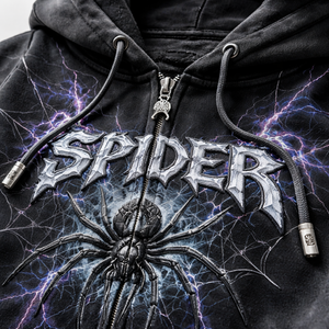 เสื้อสเวตเชิ้ตสไปเดอร์แบบหนาสั่งทำขายส่ง ผู้ผลิต OEM สำหรับผู้ชายและผู้หญิง - Product Image 4