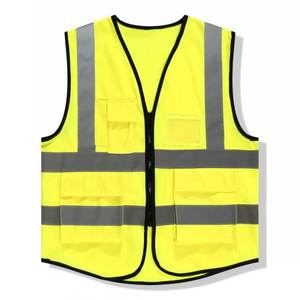 Gilet de sécurité personnalisé en gros, haute visibilité, fabricant OEM, vêtements de travail en tissu, production en vrac, fournisseur d'usine - Product Image 5