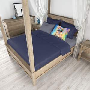 Poméranie Hippie Dawg oeuvre décorative taie d'oreiller légère et Super douce facile d'entretien taille Standard housse de coussin - Product Image 4