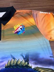 Chemise de pêche personnalisée pour homme, impression par transfert thermique, motif Bass, UPF 50, imperméable, séchage rapide, polyester, manches longues, pour activités de plein air - Product Image 3