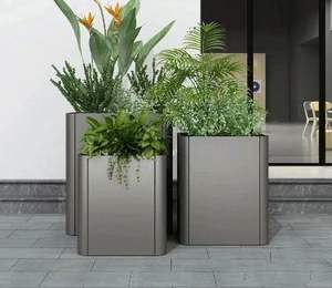 Grand pot en métal pour plantes, qualité supérieure, pot de jardinage en métal de qualité export, pot en fer, pot en laiton - Product Image 4