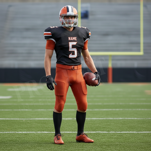 Latest Design OEM ODM American Football Uniforms Sublimated Team Jerseys Pants <b>Set</b> Athletic Sportswear Padded Full Kits Men's - Product Image 3