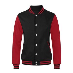 Chaqueta Varsity Personalizada con Logotipo para Hombre, Chaqueta de Invierno de Lana con Mangas de Cuero, Chaqueta Universitaria de Béisbol con Bordado Chenille de Primera Calidad - Product Image 6