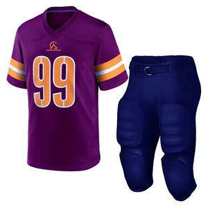 Tenue de football américain durable avec tissu en polyester léger, coupe confortable pour l'entraînement et les matchs - Product Image 1