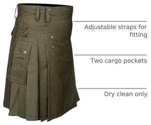 Fabricante Profesional de Kilt Tartán para Hombre, Kilt Escocés Personalizado, Ropa Tradicional de las Tierras Altas, Fábrica Mayorista - Product Image 5