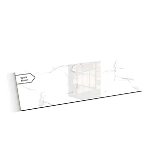 Глянцевая белая керамическая фарфоровая напольная плитка carrara 600x1200 для интерьера и экстерьера дома