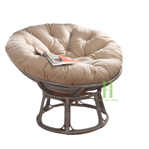 Silla de comedor de ratán de pavo real moderna, muebles para el hogar hechos a mano y personalizables de mimbre natural de la fábrica de Vietnam - Product Image 5