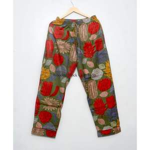 Conjunto de pijama floral para mujer, ropa de dormir de algodón, pantalones de pijama para mujer, camisa de manga larga, conjunto de pijama a juego. - Product Image 2