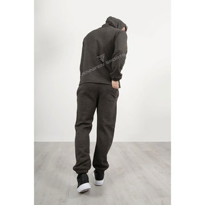 Ensemble de survêtement pour homme de haute qualité, sweat-shirt à capuche et pantalon de survêtement, personnalisé, double capuche, deux pièces, 100% coton molletonné - Product Image 5