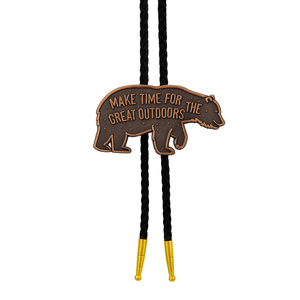 Corbata Bolo Personalizada con Logotipo Metálico para Escoteadores, Regalo para Campismo y Trabajo en Equipo - Product Image 1