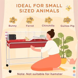 Gabbia di Lusso per Piccoli Animali Domestici, Recinto in Plastica Personalizzato per l'Allevamento di Uccelli, Gatti, Cani, Polli e Conigli, in Confezione - Product Image 3