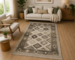 Best Selling Natural Wool Kilim Area <b>Rug</b> High Quality Reversible Non-Slip Pet Friendly Flat Weave Home Decor Living Room Guest - Product Image 1