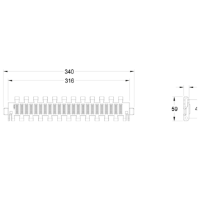Prix de gros pour le nouveau convoyeur à bande droite à friction Modu MT2 CF 5 ZG 315 mm pour les usines de fabrication d'aliments et de boissons - Product Image 5