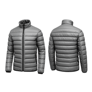Veste matelassée unisexe personnalisée à capuche respirante avec col montant en toile – Manteau d'hiver premium style urbain - Product Image 2