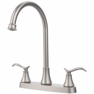 Single Handle High Arc Brushed Nickel Pull-Out Kitchen Faucet Single Level Stainless Steel Sink Faucets Premium Quality Kitchen - Product Image 1