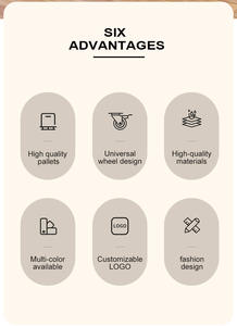 Chariot de Salon Moderne en Acrylique à 4 Roues Robuste avec Support pour Bol de Couleur pour Salons de Coiffure et de Beauté (Vente en Gros) - Product Image 5