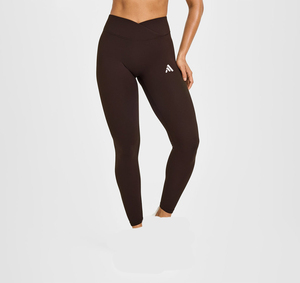Fashionable Casual Wear Women's <b>Leggings</b> High Quality Solid High Waist Breathable Quick Dry Custom Brand <b>Cheap</b> Price <b>Legging</b> - Product Image 1