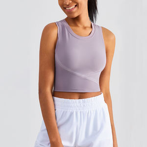 Débardeurs pour femmes de haute qualité, vente en gros, plusieurs couleurs, polyester et élasthanne, débardeur respirant pour femmes - Product Image 1
