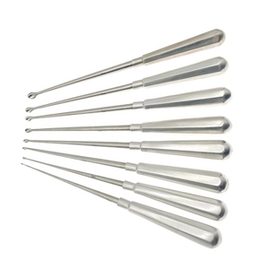 Instrumentos Quirúrgicos Ortopédicos Manuales de Acero Inoxidable a Buen Precio, Curetas para Huesos con Puntas de 2mm-9mm, Certificación CE - Product Image 1