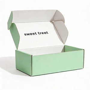 Caja de Envío de Cartón Corrugado Personalizada para Suscripciones, con Tapa Superior, Impresión de Logotipo Personalizado, Laminación Mate, Reciclable, Forma Rectangular - Product Image 3