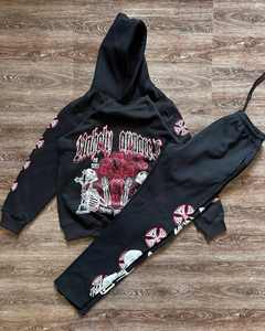 Conjunto Deportivo Moderno para Hombre, Sudadera con Paneles y Pantalones Deportivos, Fabricante con Logotipo Personalizado - Product Image 4