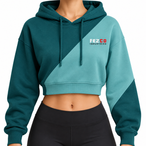 Sudadera Deportiva Corta para Mujer y Estilos de Vida Activos, Top Corto con Capucha para Mujer, Fabricante de Tops, Nuevo y Elegante - Product Image 6