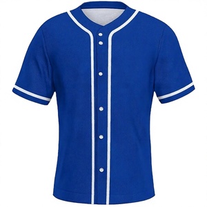 Sports d'été chauds personnalisés hommes femmes gants respirant lettre impression à manches courtes couleurs unies maillot de Baseball vêtements de Softball - Product Image 1