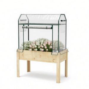 Raised Garden <b>Bed</b> with Greenhouse <b>Cover</b> - Product Image 5