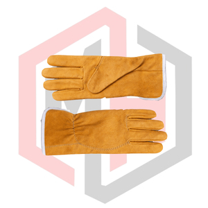 Premium Leather <b>Driver</b> <b>Glove</b> Full Grain Cowhide Split Leather Back Anti-Slip Tear-Resistant Breathable Silicone-Free Safety - Product Image 5