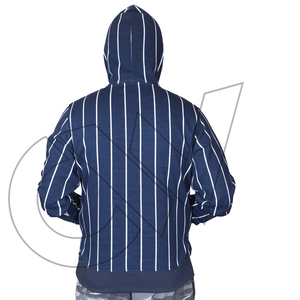 Sweat-shirt à capuche bleu marine uni pour homme 2026, coupe classique, en molleton tricoté polyester/coton, avec poche avant, hiver, écologique, séchage rapide - Product Image 3
