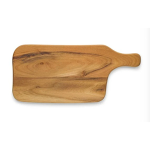 Planche à découper ronde en bois d'acacia avec poignée, durable, en bois naturel, pour couper et servir, multifonctionnelle, pelle à pizza pour la cuisine - Product Image 5
