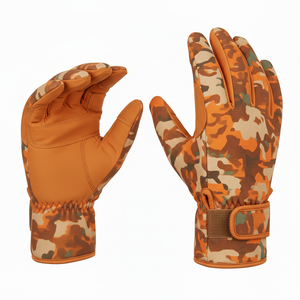 Gants de chasse en cuir respirants et imperméables de haute qualité à prix raisonnable et au design personnalisé - Product Image 1