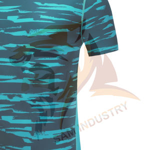 Camiseta para hombre con estampado por sublimación en toda la prenda, nuevo diseño, poliéster, antiarrugas, manga corta. - Product Image 5