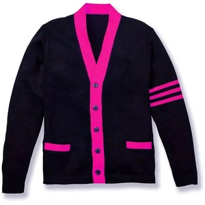 Cárdigan de Punto Personalizado, Cómodo, Transpirable, Antiarrugas, de Secado Rápido, con Cuello en V y Doble Botonadura, para Hermandades y Fraternidades - Product Image 4