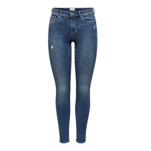 Pantalones Vaqueros de Mezclilla Personalizados al Por Mayor, Jeans Ajustados Elásticos para Mujer, Jeans Desgastados para Dama, Servicio OEM - Product Image 3