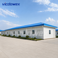VICDOWEX Maison Préfabriquée Intégrée de Luxe Contemporaine Type T Personnalisée pour Construction, Camp, Bureau, Hébergement Thermique